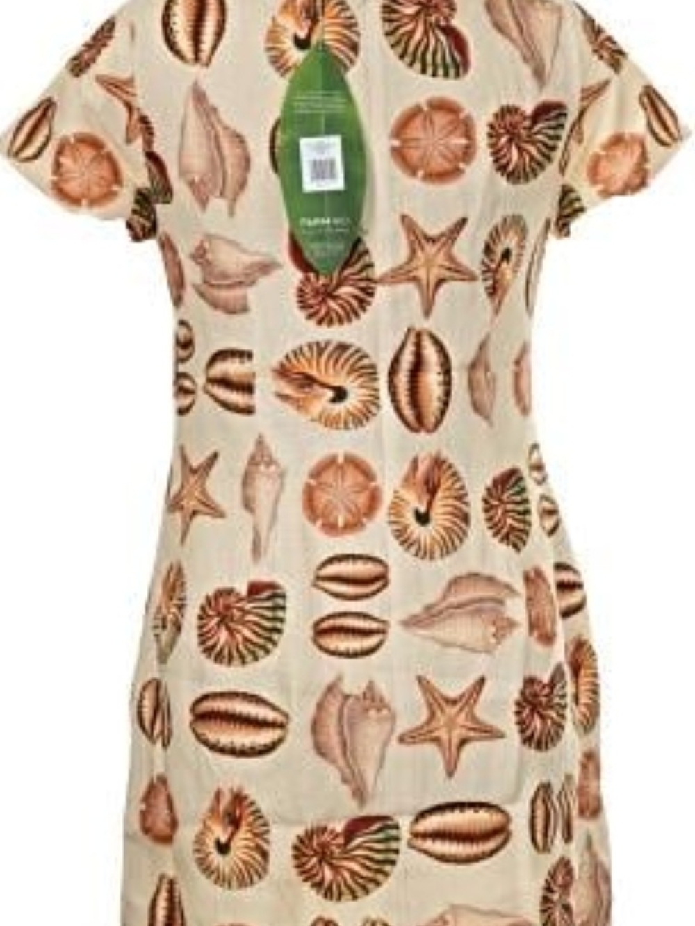 Farm Rio Marine Shells 100% Linen Mini Dress - Picture 6 of 7